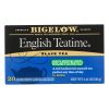 Bigelow Tea English Teatime Decaffeinated Black Tea - Case Of 6 - 20 Bags