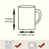 Funny 'I'm Sorry I Missed Your Call' Ceramic Coffee Mug with Fishing Illustration - Reusable, Hand-Wash Only, Perfect for