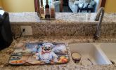 Anatolian Shepherd The Chef Dish Drying Mat Absorbent Dish Drying Mat Pad for Kitchen Counter Dish Drainer Mat for Countertop, 14 x 21", Multicolor