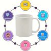 Funny 'I'm Sorry I Missed Your Call' Ceramic Coffee Mug with Fishing Illustration - Reusable, Hand-Wash Only, Perfect for