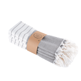 Darya Turkish Kitchen / Hand Towel (Color: light gray)