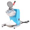 VEVOR Ice Crushers Machine, 220lbs Per Hour Electric Snow Cone Maker with 4 Blades, Stainless Steel Shaved Ice Machine with Cover and Bowl