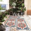 Kitchen Rug Sets 3 Piece with Runner Non Slip Kitchen Rugs and Mats Washable Kitchen Mats for Floor Thick Kitchen Floor Mat Carpet Runner Rugs for Hal